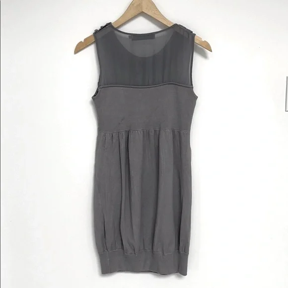 Knit Dress with Ruffle Neck - Picture 3 of 3